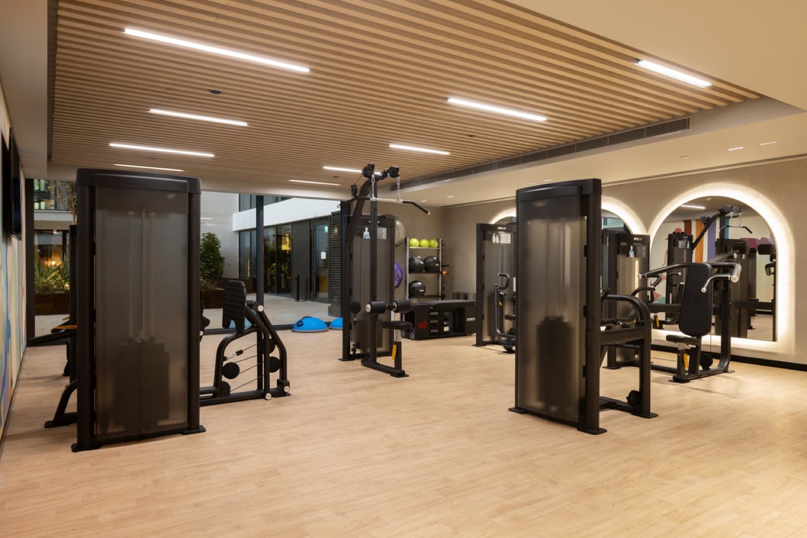 Tam donanımlı fitness merkezi